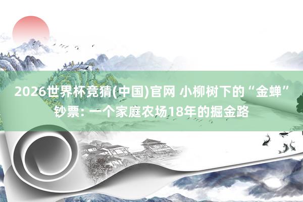 2026世界杯竞猜(中国)官网 小柳树下的“金蝉”钞票: 一个家庭农场18年的掘金路