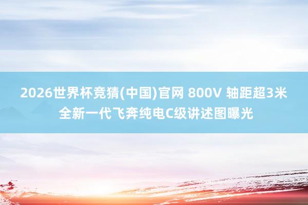 2026世界杯竞猜(中国)官网 800V 轴距超3米 全新一代飞奔纯电C级讲述图曝光